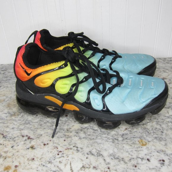 Nike Vapor Max Plus Bleached Aqua/Tropical Sunset Size 7 - Picture 3 of 8